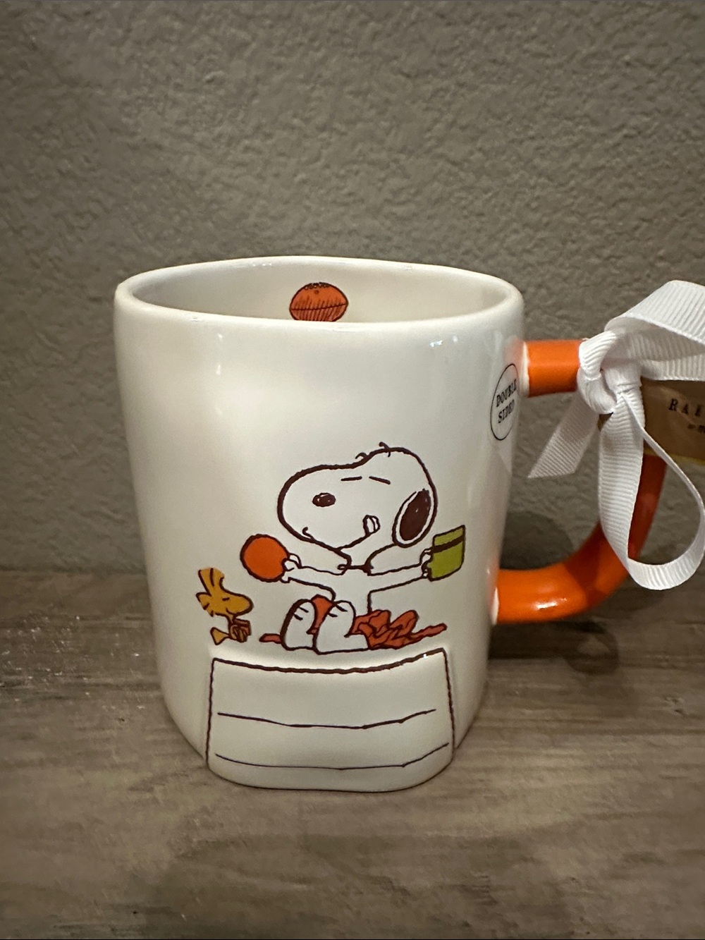 Rae Dunn/Snoopy Only Here For The Tailgate Mug